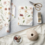 Elegant Watercolor Wildflower Garden Wrapping Pape Paper<br><div class="desc">Are you looking for beautiful wrapping paper to make your gifts extra special? Check out this Elegant Watercolor Wildflower Garden Wrapping Paper It features a cute wildflower floral pattern on a ivory  background. Happy wrapping!</div>