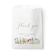 Elegant Watercolor Wildflower Wedding