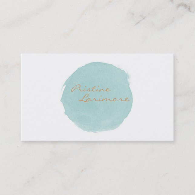 ★ Elegant Watercolour Business Card (Front)