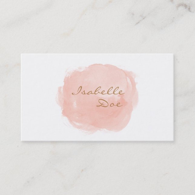 ★ Elegant Watercolour Business Card (Front)