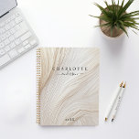 Elegant, waves, planner<br><div class="desc">Customer specific modern,  elegant,  waves planner.
Just edit your product in a few minutes. You can change the font/size/color and position using "further personalize".</div>