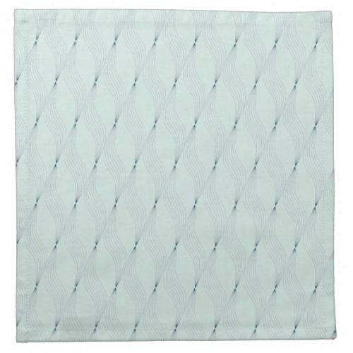 Elegant Waves Weave Pattern Green Background  Cloth Napkin