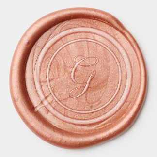 Elegant Wax Seal for Invitations Sticker