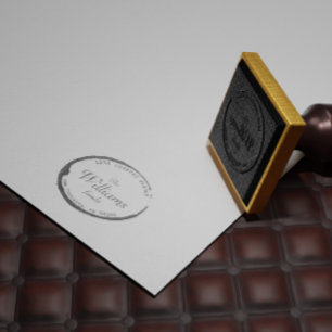 Elegant Wax Seal Return Address Stamp