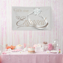 Elegant “We Are Engaged” Engagement Party