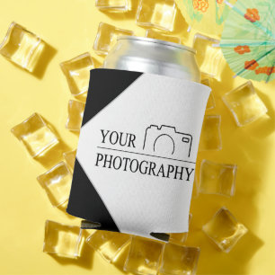 Elegant Wedding Add Personalized Photography Can Cooler