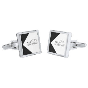 Elegant Wedding Add Personalized Photography Cufflinks