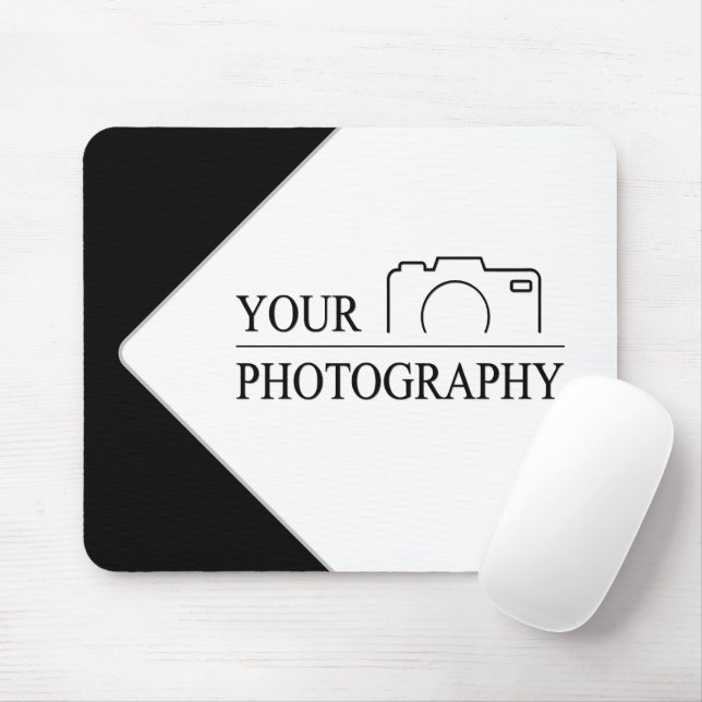 Elegant Wedding Add Personalized Photography Mouse Pad (With Mouse)