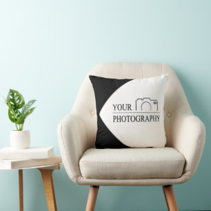 Elegant Wedding Add Personalized Photography Throw Pillow