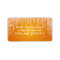 Elegant Wedding Address Night Dazzle Orange