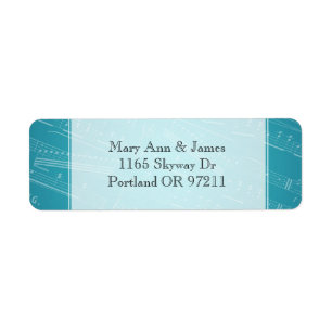Elegant Wedding Address Sheet Music Blue Label