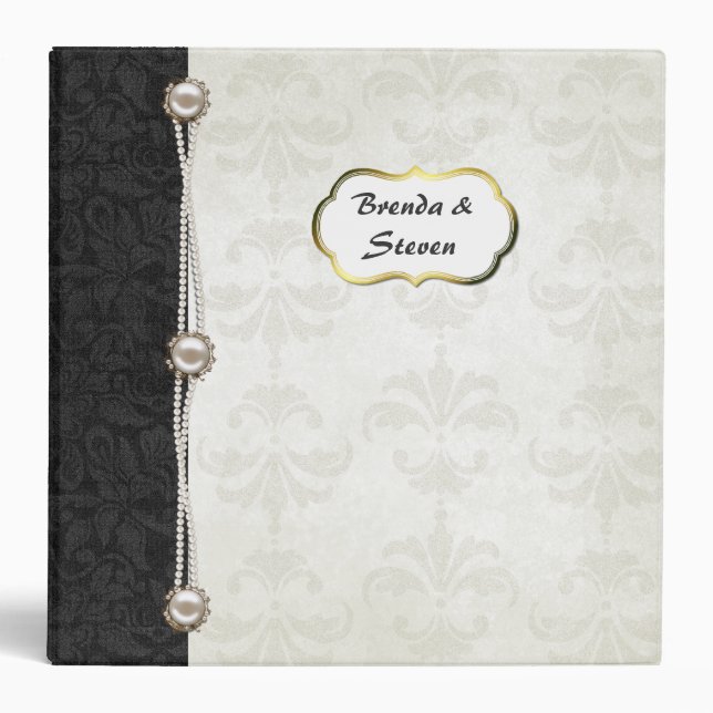 Elegant Wedding Album Binder (Front)