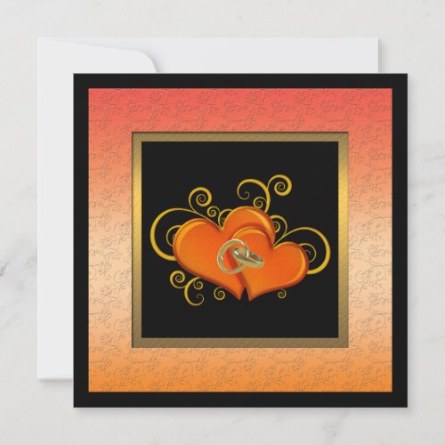 Elegant Wedding Anniversary Party Invitation