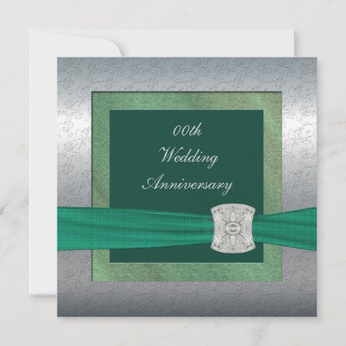 Elegant Wedding Anniversary Party Invitation