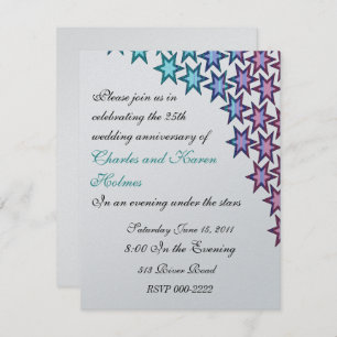 Elegant Wedding Anniversary Party Invitation