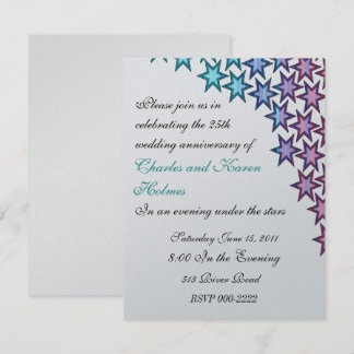 Elegant Wedding Anniversary Party Invitation