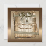 Elegant Wedding Anniversary Party Invitation