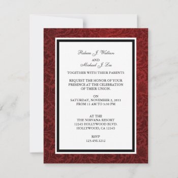 Elegant  Wedding Band Invitations by weddingsNthings at Zazzle