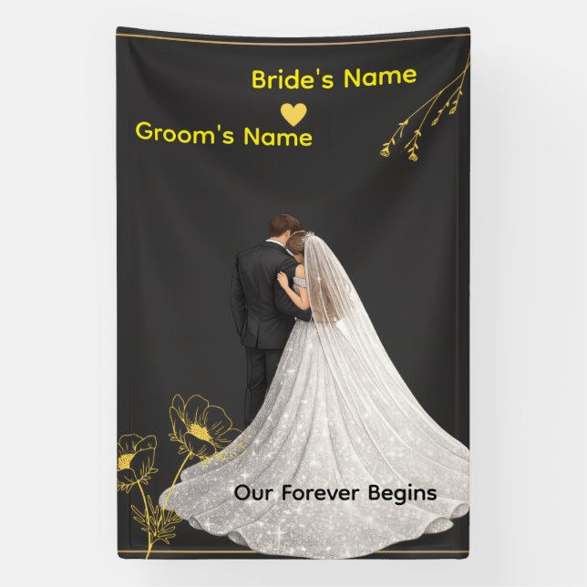 Elegant Wedding  Banner (Vertical)