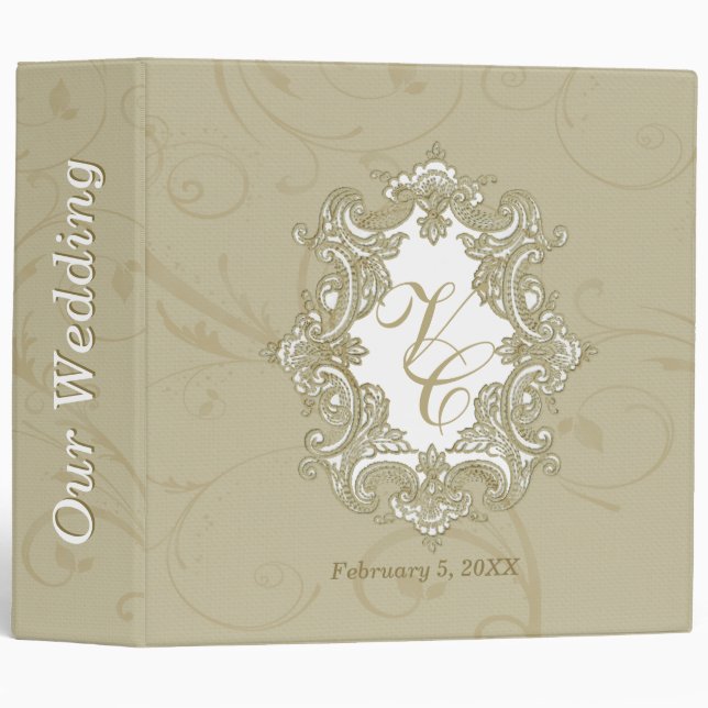Elegant Wedding Binder (Front/Spine)