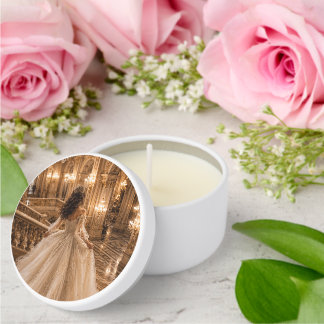 Elegant Wedding Bride Soy Wax Candle Mini Candle Favors