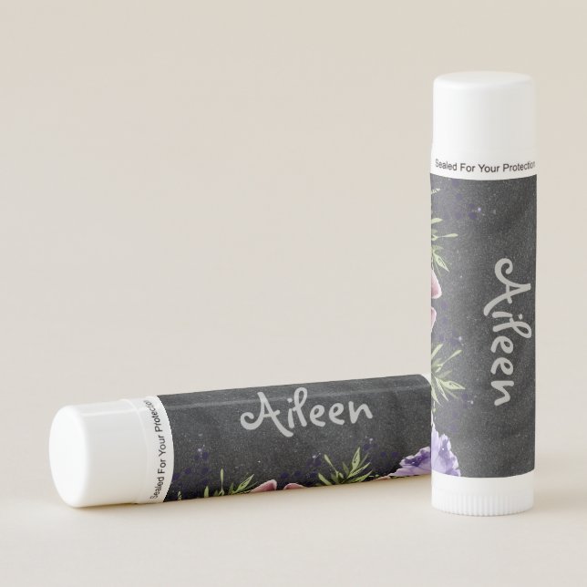 Elegant Wedding Bridesmaid Gift Idea  Lip Balm (Front)