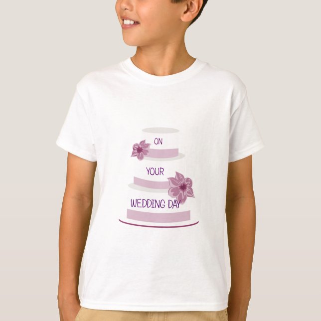 Elegant Wedding Cake T-Shirt (Front)