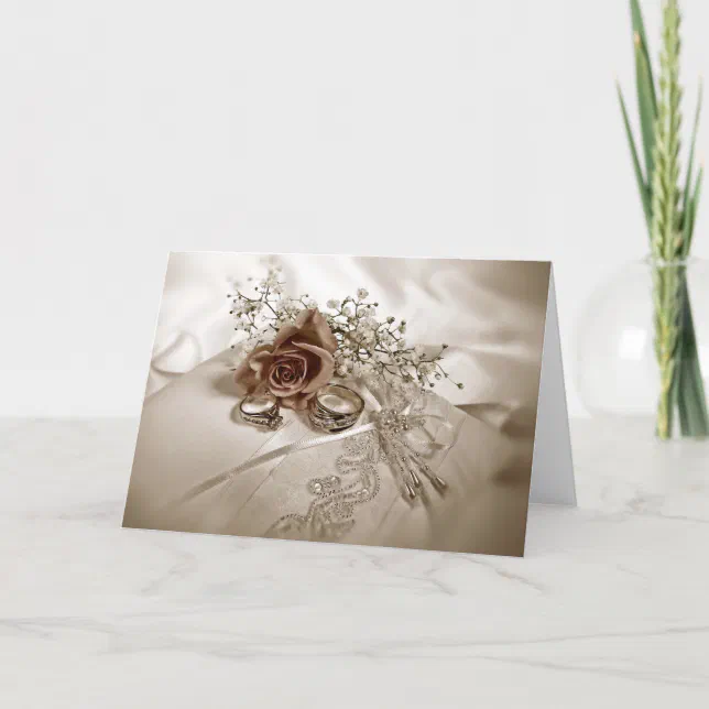 Elegant Wedding Card | Zazzle