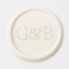 Elegant Wedding Couple Initials Monogram