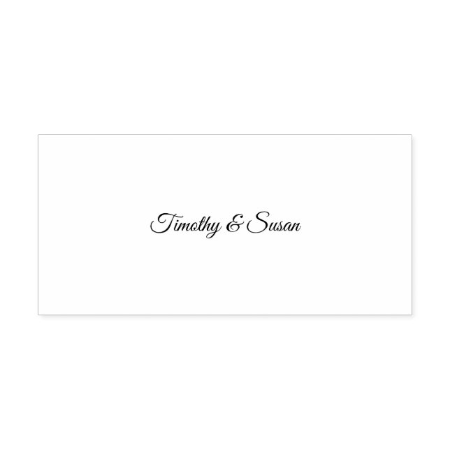 Elegant Wedding Couple Self-inking Stamp (Design)