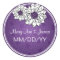 Elegant Wedding Date Dahlia Floral Purple