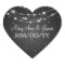 Elegant Wedding Date Sparkling Chain Black