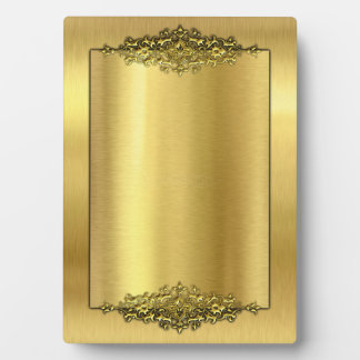Elegant Wedding Easel, Gold Plaque
