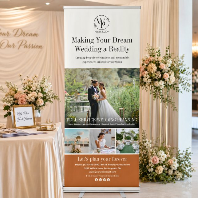 Elegant Wedding Event Planning Sign (Creator Uploaded)