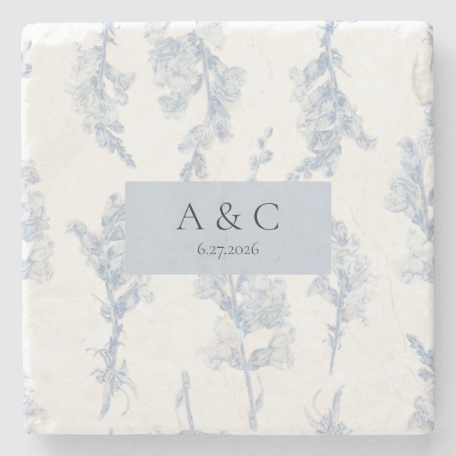 Elegant Wedding Favor Coasters (Front)