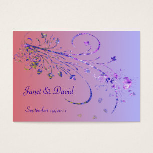 Elegant Wedding Favor Tag