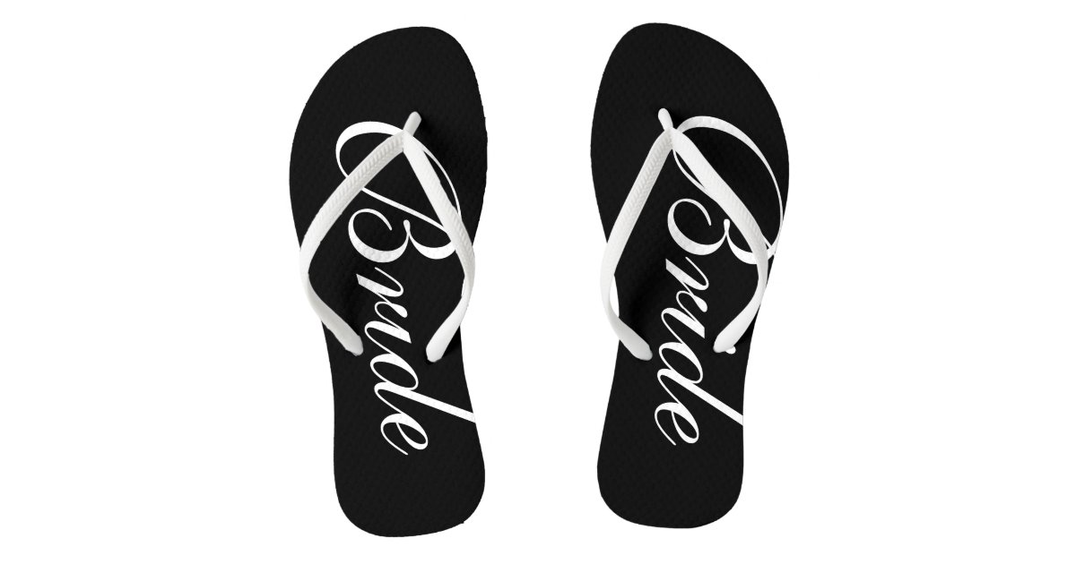 elegant flip flops wedding