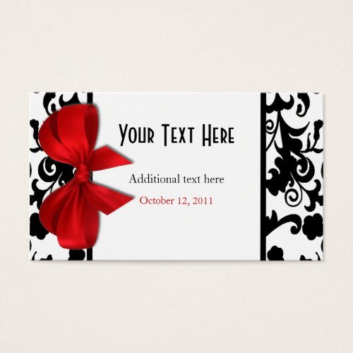 Elegant Wedding Gift Tags Business Cards
