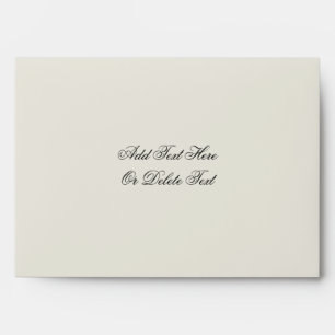 Elegant Wedding Green and Gray Bouquet Envelope