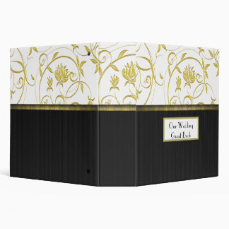 Elegant Wedding Guest Book Binder