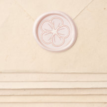 Elegant Wedding Hibiscus Flower Pearl Blush