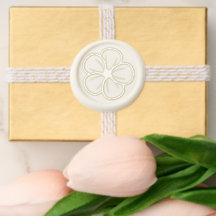 Elegant Wedding Hibiscus Flower White Pressed