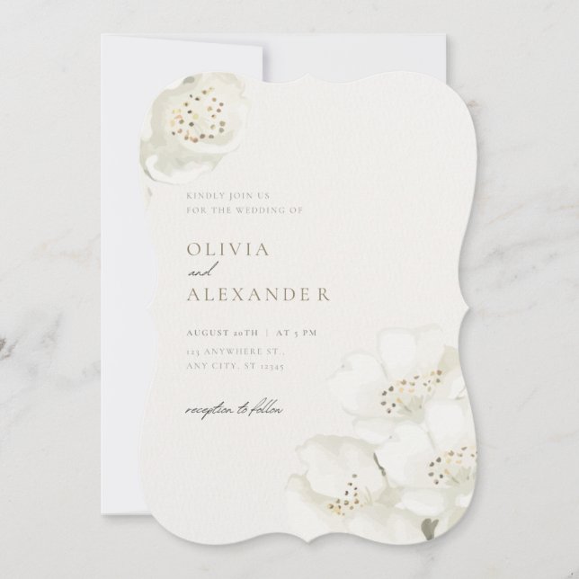 Elegant Wedding Invitation  (Front)