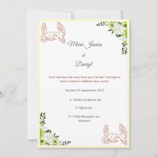 Elegant Wedding Invitation