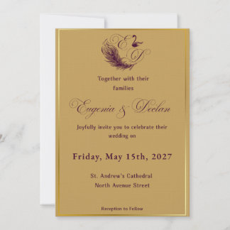 Elegant Wedding Invitation