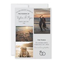 Elegant wedding invitation