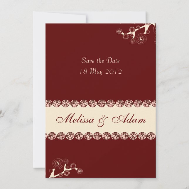 Elegant Wedding Invitation (Front)