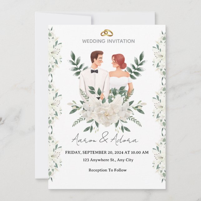 Elegant Wedding Invitation – A Modern Touch for Yo (Front)