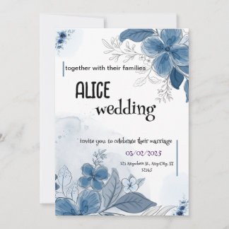 Elegant Wedding Invitation,Celebrate Love and Toge Holiday Card