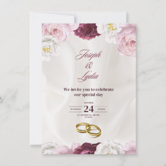 Elegant Wedding Invitation – Classic & Romantic 